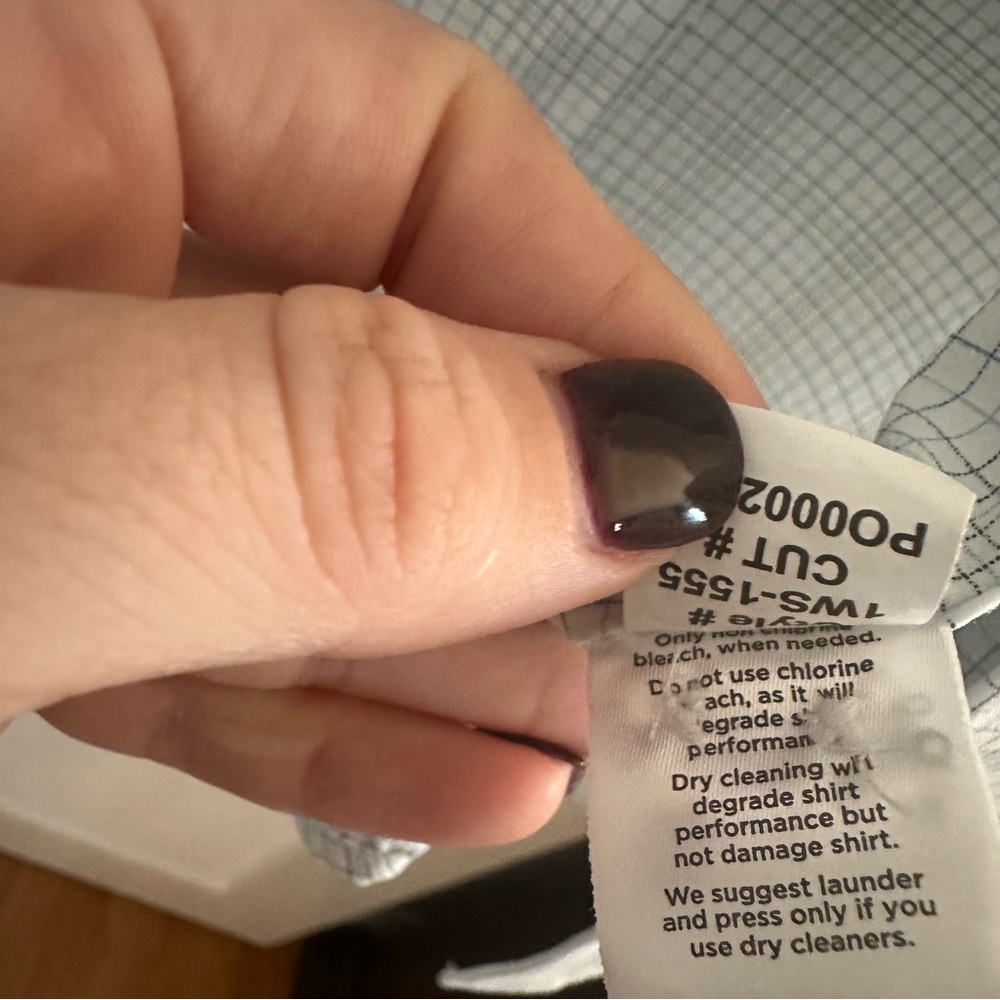 Mizzen+Main Subtle Gray Plaid Dress Shirt - Picture 4 of 5